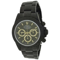 Rolex Daytona Black Out Bamford PVD Stainless Steel Watch, Model 116520