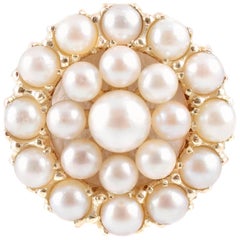 Cultured Pearl Circle Ring