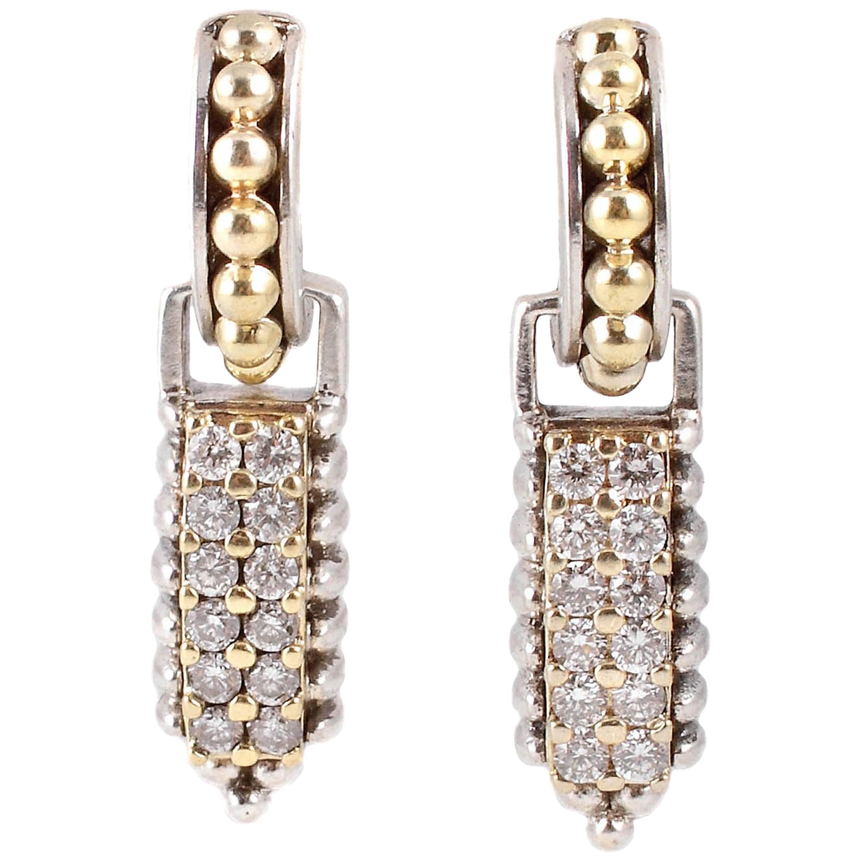 "Lagos Caviar" Diamond Earrings