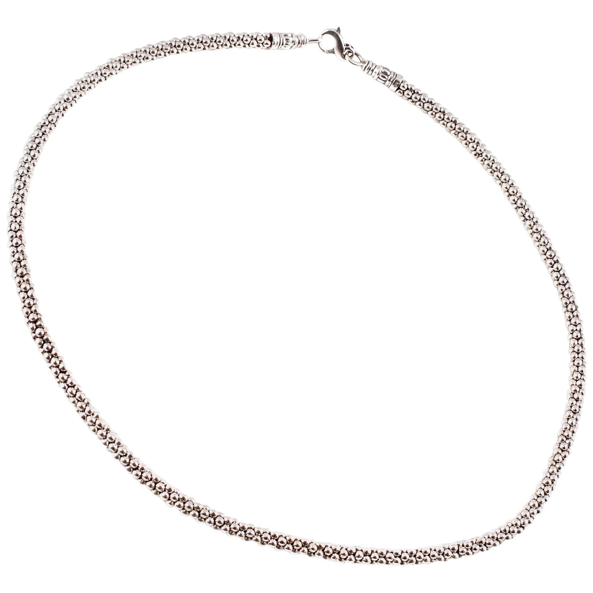 "Caviar" by "Lagos" Sterling Silver Necklace