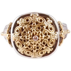 "Konstantino" Diamond Accent Ring