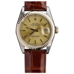 Rolex Yellow Gold Stainless Steel Datejust Perpetual wristwatch 