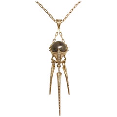 Latreia by Mana Matsuzaki Pearl and Diamond Long Pendant Necklace 