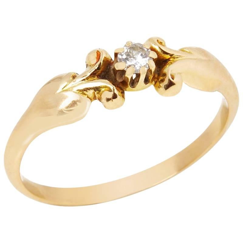 Georg Jensen Diamond Vintage Ring