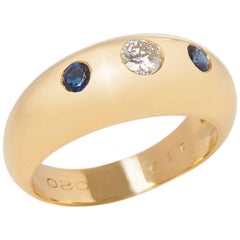 Cartier Sapphire Diamond Gypsy Ring