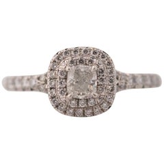 Used 2015 Tiffany & Co. Soleste Diamond Platinum Engagement Ring