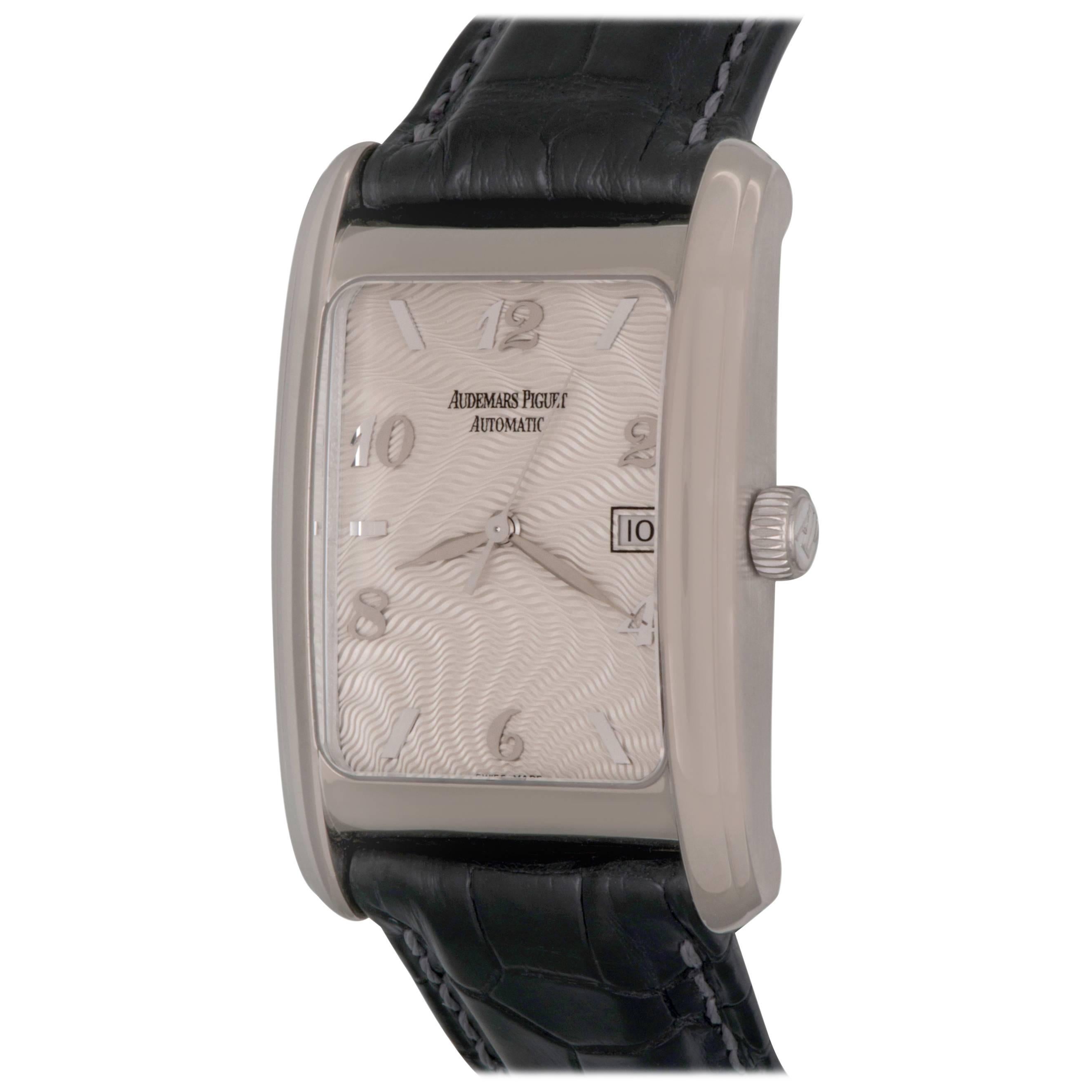 Audemars Piguet Edward Piguet white gold Date Automatic Wristwatch For Sale