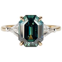 Cushla Whiting 4.27 Carat Blue Green Sapphire 'Marni' Engagement Ring