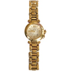 Cartier Yellow Gold Diamond Pasha Watch