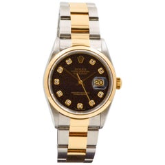 Rolex Yellow Gold Stainless steel Datejust Oyster Automatic Wristwatch