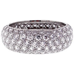 Tiffany & Co. Etoile Five-Row Pavé Diamond Band Ring