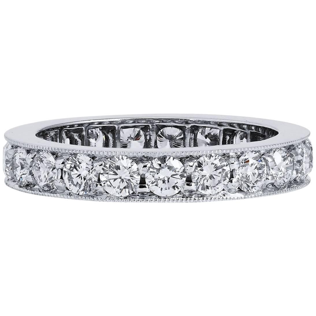 H & H 1.70 Carat Diamond Band Ring