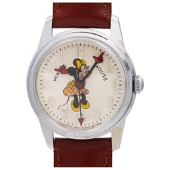 Helbros Minnie Mouse Manual Wind Wristwatch, circa 1970s