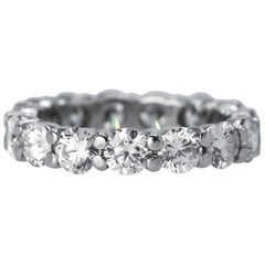 4.00 Carat Diamond Eternity Band Ring