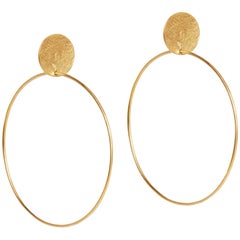 Stud and Hoop Earrings by Allison Bryan in Gold