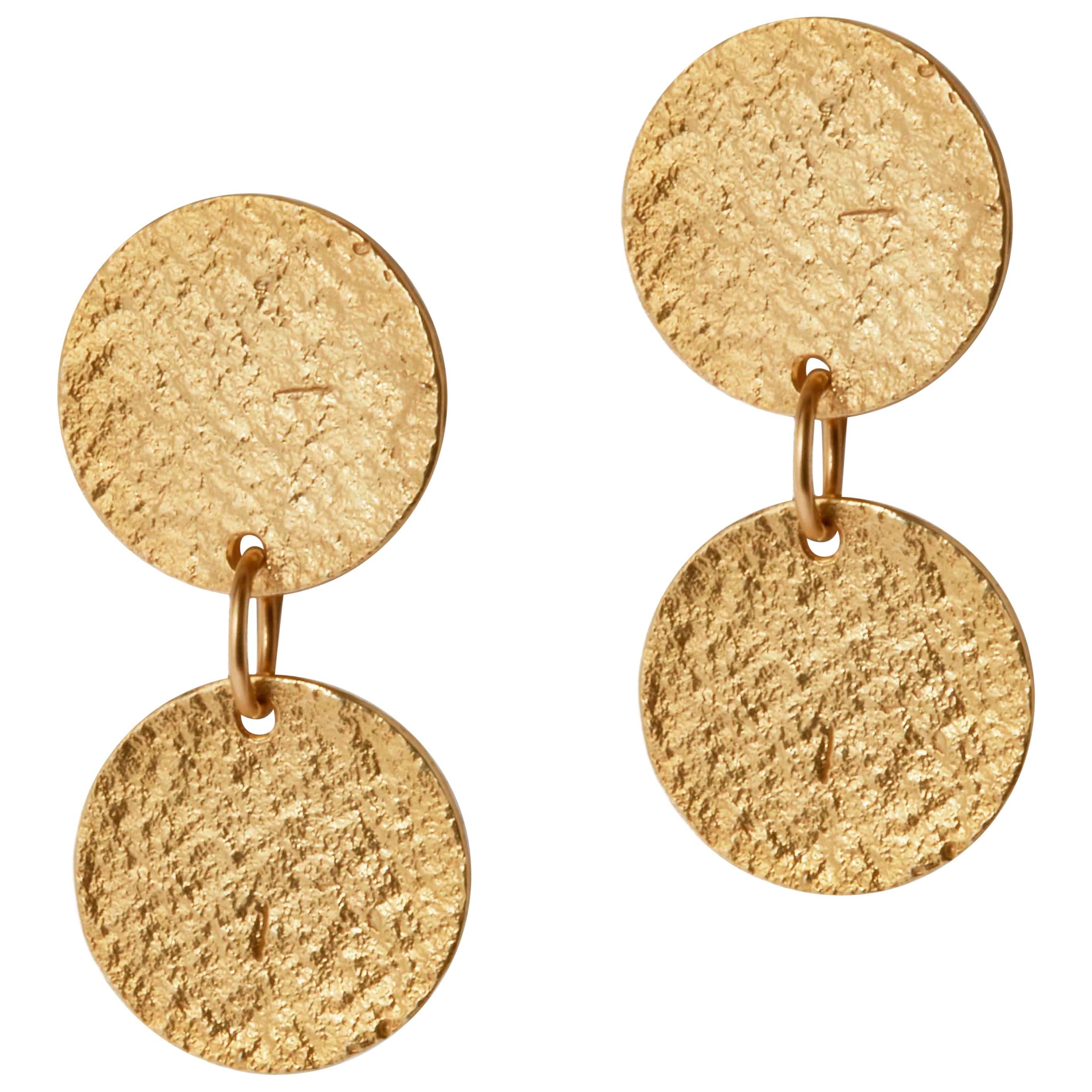 Arcade Earrings in Gold by Allison Bryan
