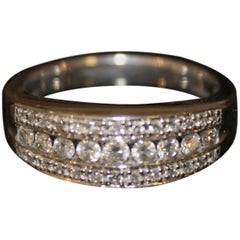 Diamond Three Band Ring