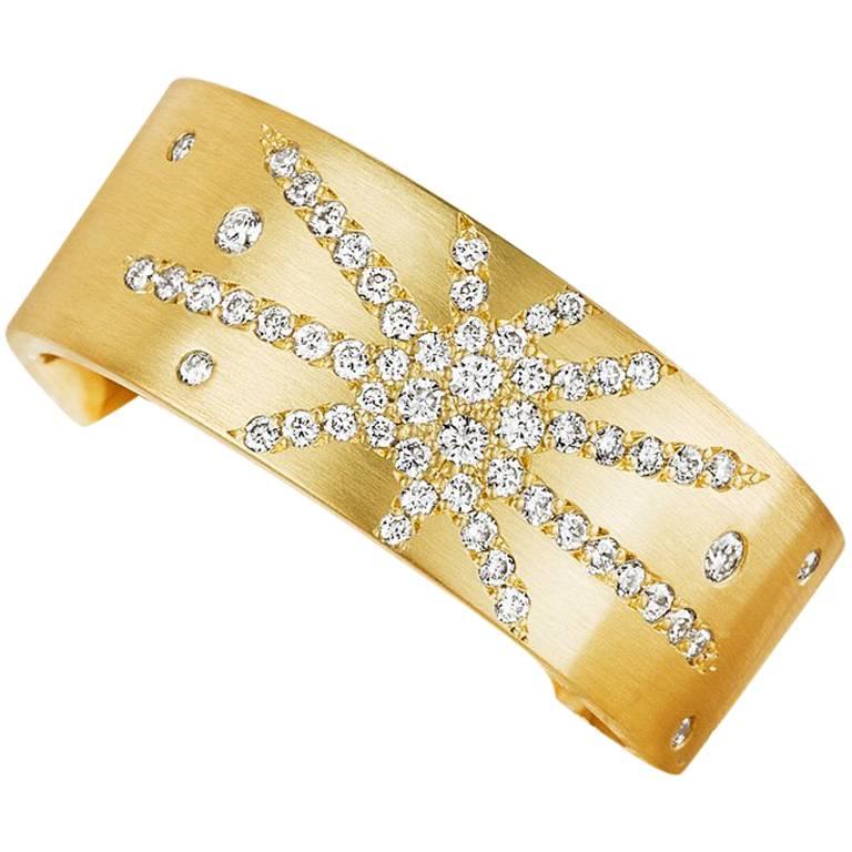 Canadian Diamond Micropavé Heavy 18 Karat Gold Wedding Ring