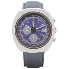 Lemania Automatic Chronograph Vintage Men's Wristwatch