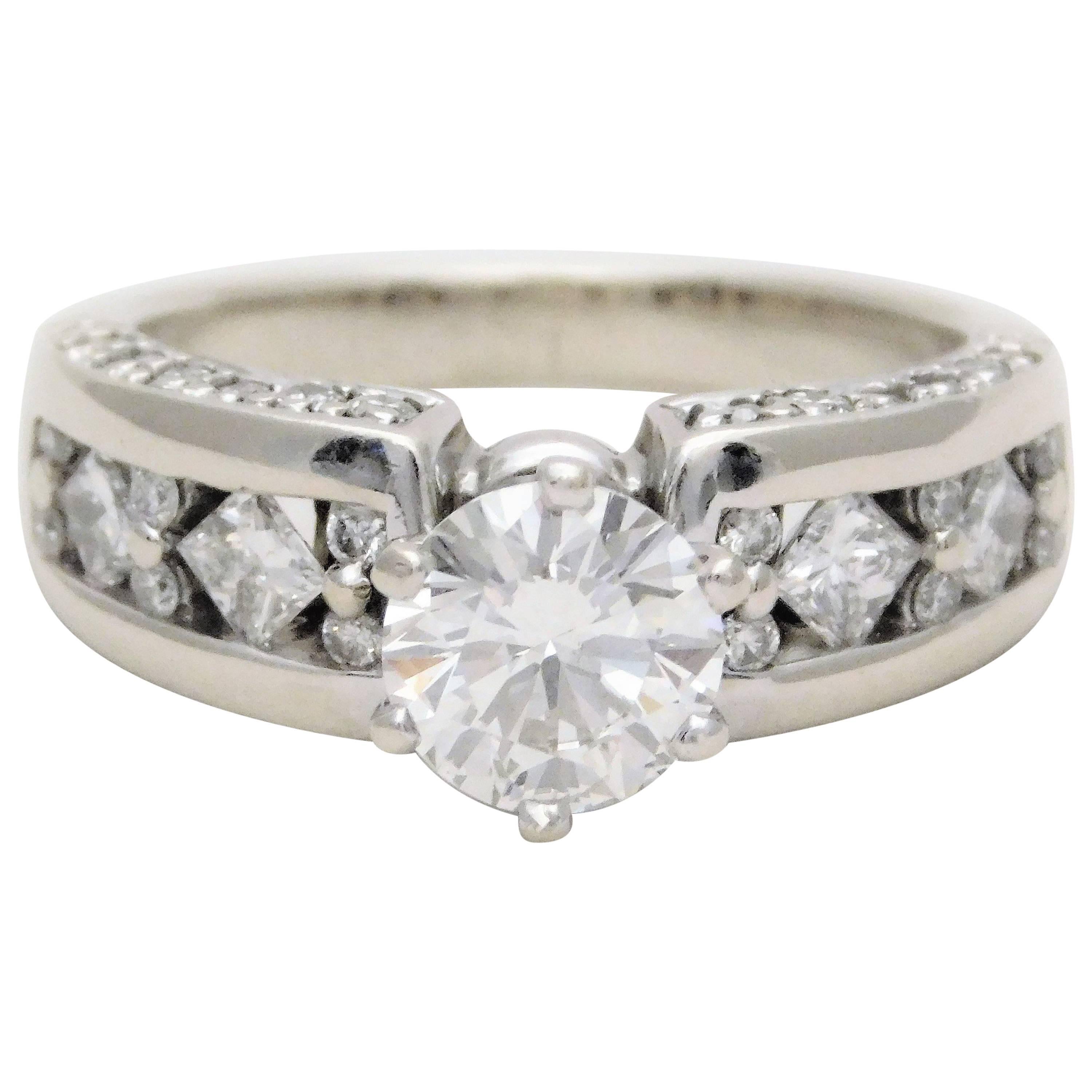 Vintage 2.25 Carat Diamond Engagement Ring