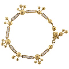 Bulgari Astrale Diamant-Gelbgold-Armband