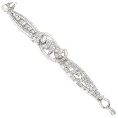 Platinum Estate Diamond Bracelet