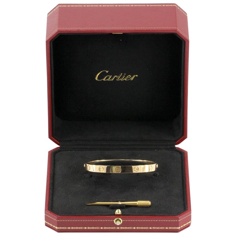 Cartier Love Bracelet Rose Gold At 1stdibs