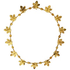 Buccellati Yellow Sapphire and Gold Necklace