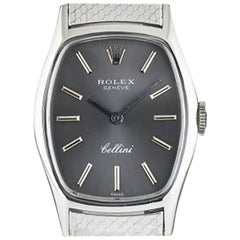 Rolex Ladies White Gold Cellini Manual Wind Wristwatch Ref 3803