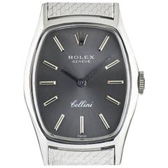 Vintage Rolex Ladies White Gold Cellini Manual Wind Wristwatch Ref 3803 