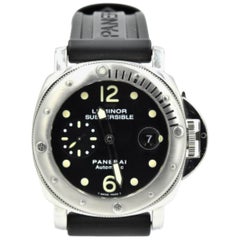 Panerai Stainless Steel Submersible automatic Wristwatch Ref PAM024