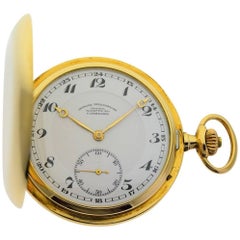 Antique Lange and Söhne Yellow Gold Glashütte Hunter's Case Pocket Watch