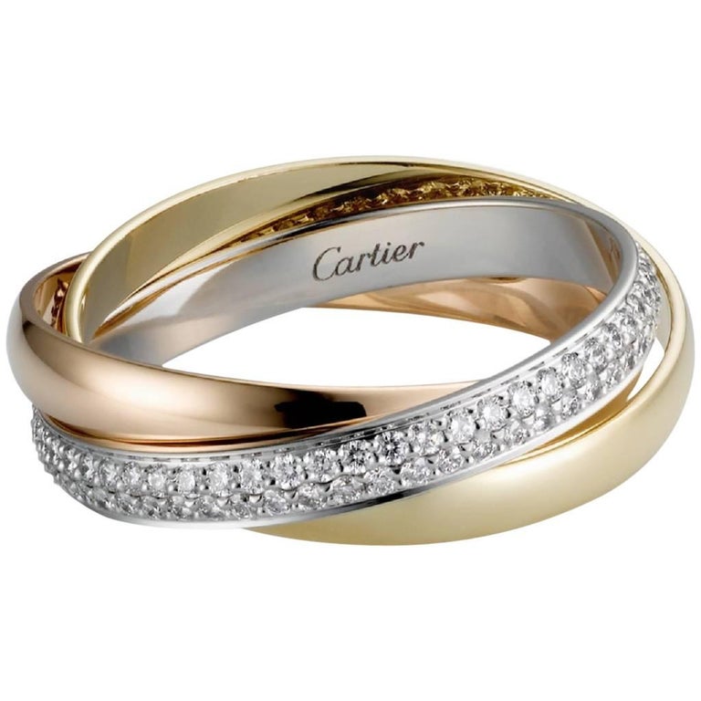 Cartier Trinity Ring, Classic Model at 1stdibs