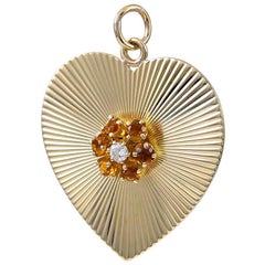 Vintage Tiffany & Co. Gemset Gold Pendant/Charm