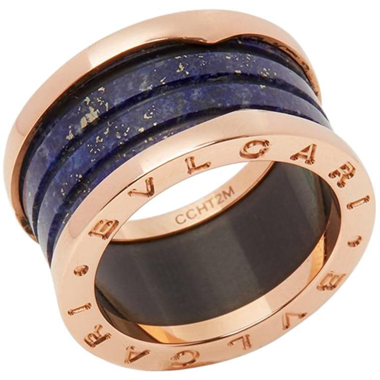Bulgari Lapis Lazuli B.Zero 1 Ring