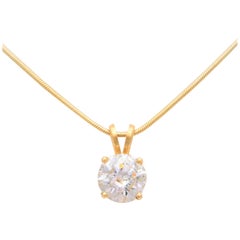 1.25ct Diamond Solitaire Necklace