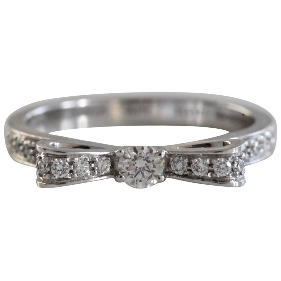Chanel Diamond Bow Ring