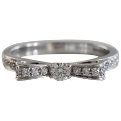 Chanel Diamond Bow Ring