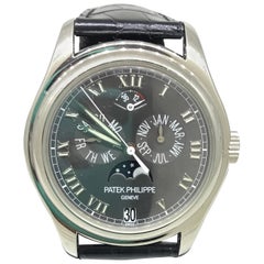 Patek Philippe Platinum Annual Calendar Moonphase Complication Wristwatch