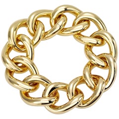 Classic Groumette Bracelet 18 Karat Yellow Gold Classic Groumette Bracelet 18 Karat Yellow Gold