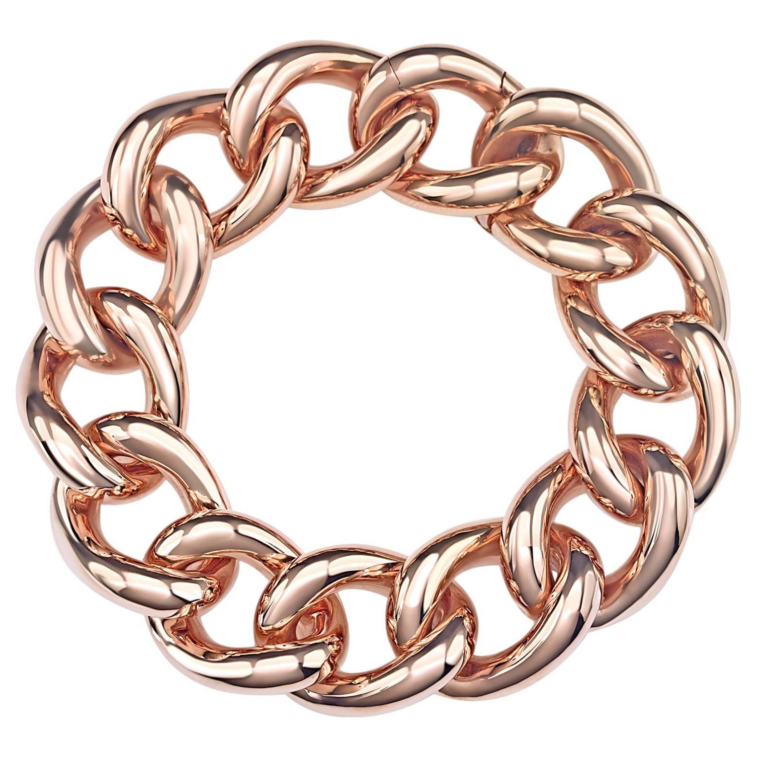 Classic Groumette Bracelet 18 Karat Rose Gold