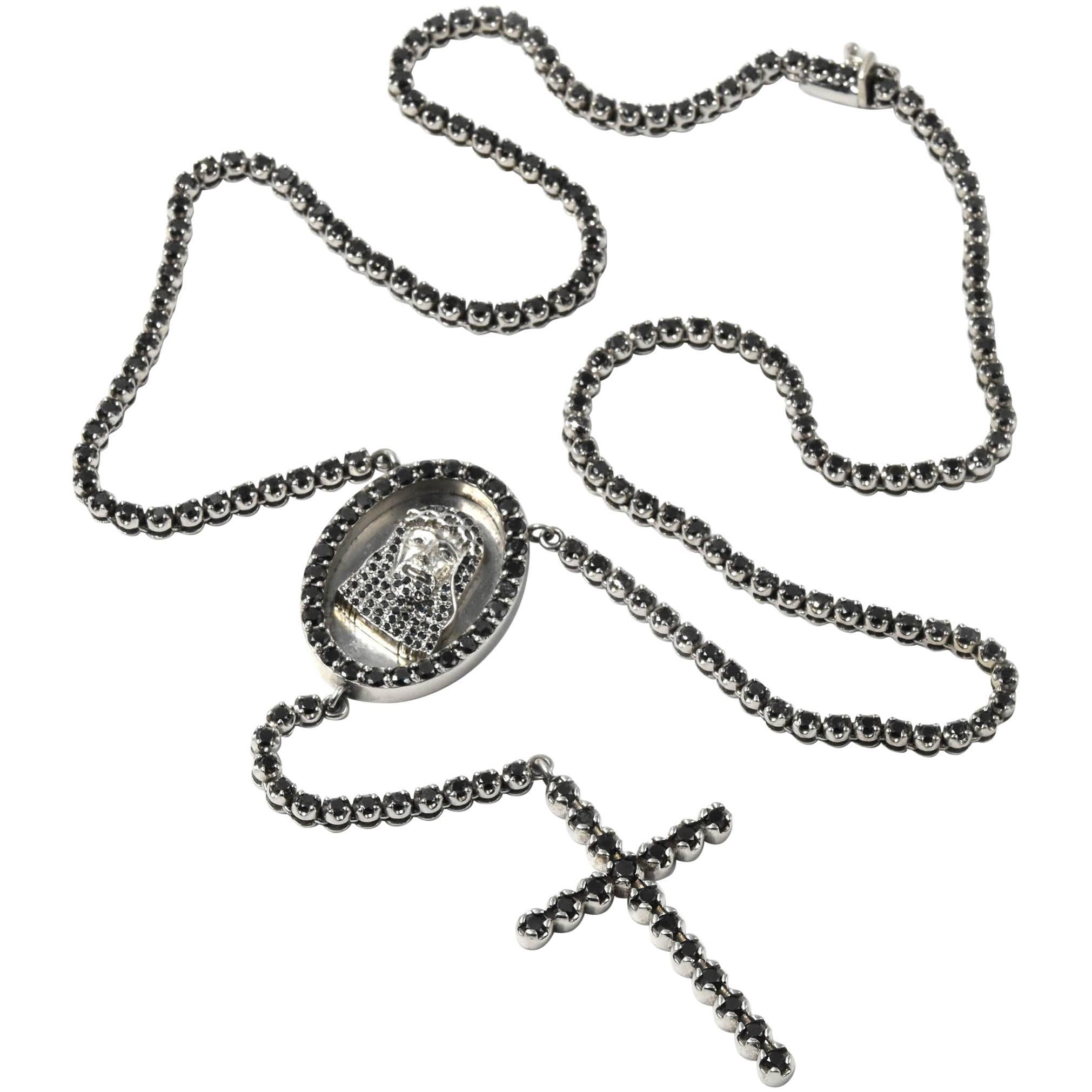 Johnny Dang Black Diamond  Christ Madonna Rosary