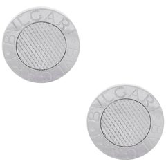 Bulgari Woven Design Cufflinks