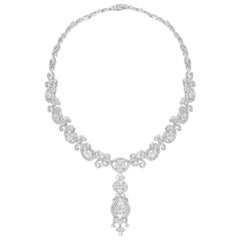 Gilin 18K White Gold Diamond Necklace