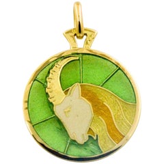 Enamel Pendant Necklaces