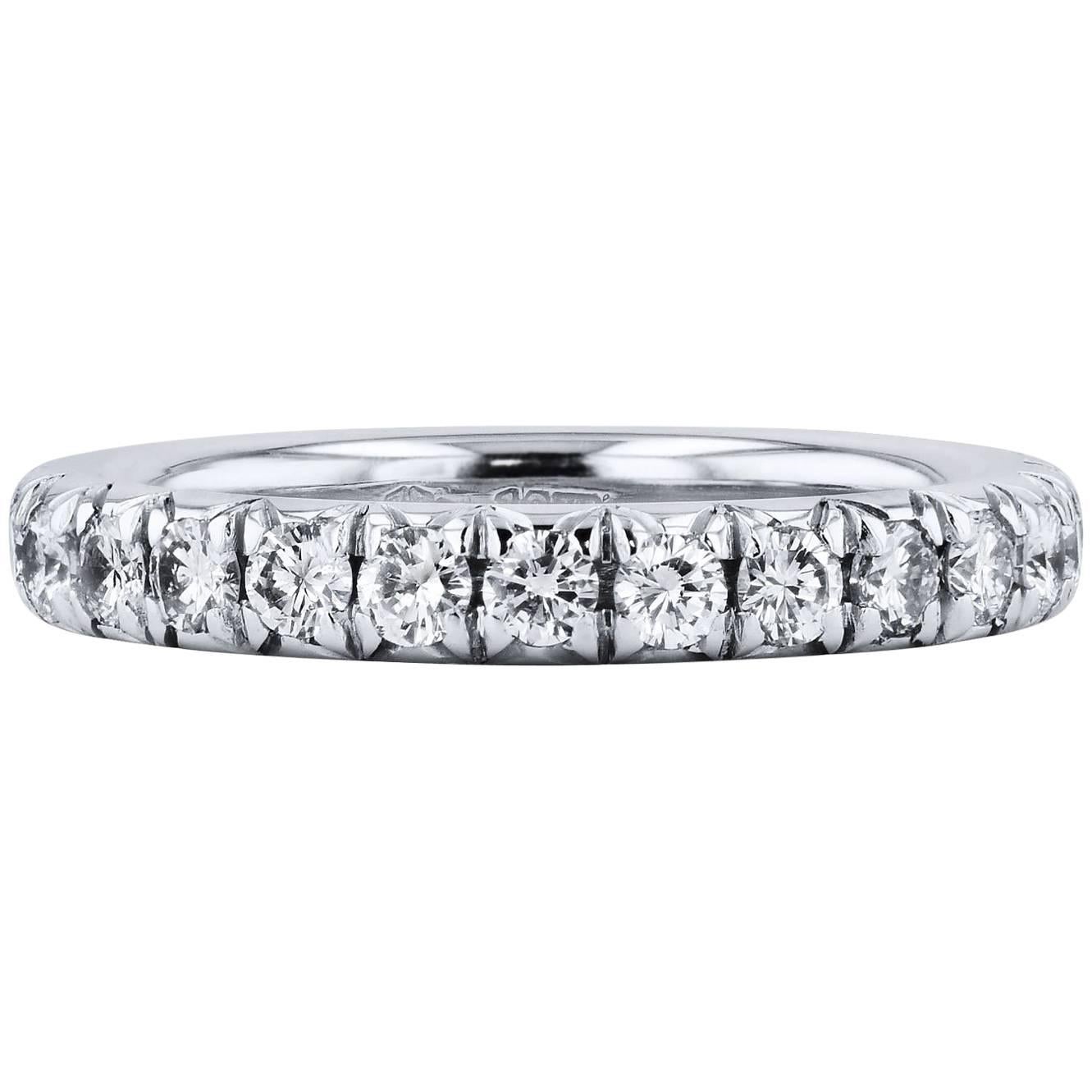 H & H 1.00 Carat Diamond Eternity Band Ring