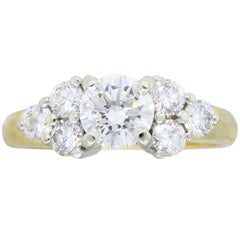 18 Karat A. Jaffe GIA Certified Diamond Engagement Ring