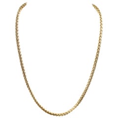 Spiga Yellow Gold Chain Necklace