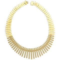 Halskette Kollektion „Moonlight“ aus 18 Karat Gelbgold und Diamanten