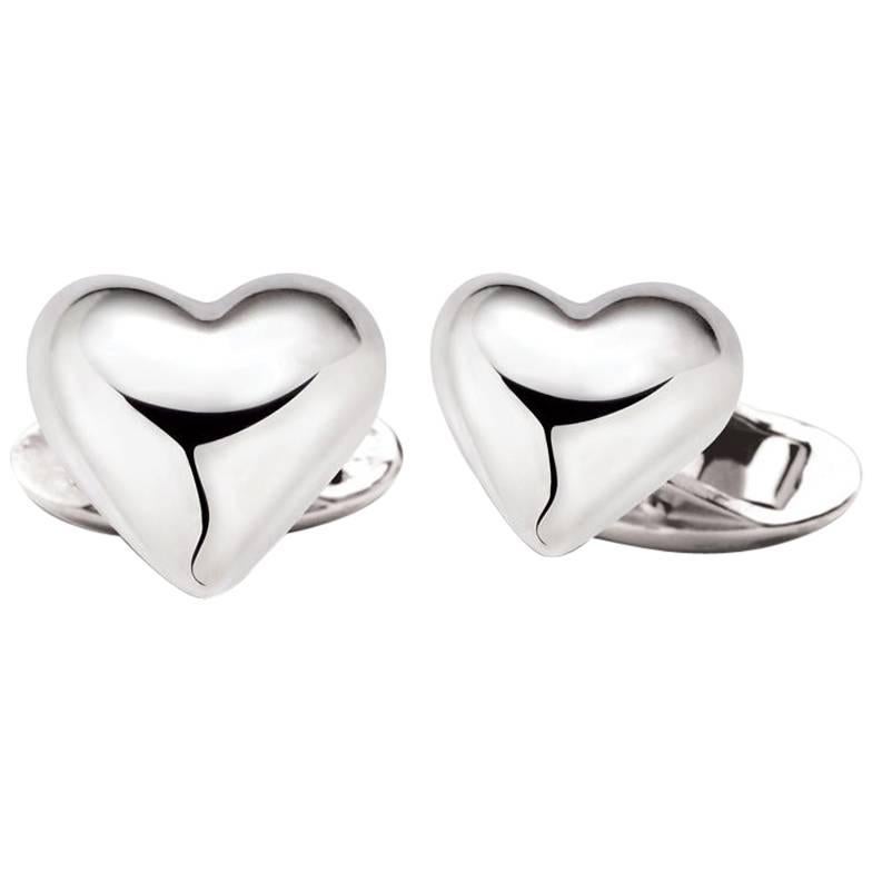 Love African Sterling Silver Cufflinks For Sale